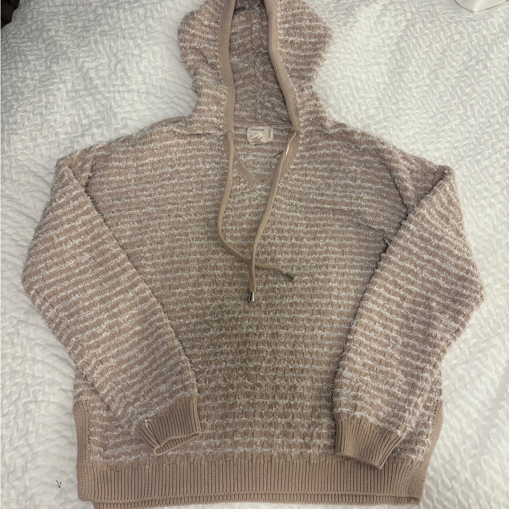 Nicole Miller Tan Beachy Sweater